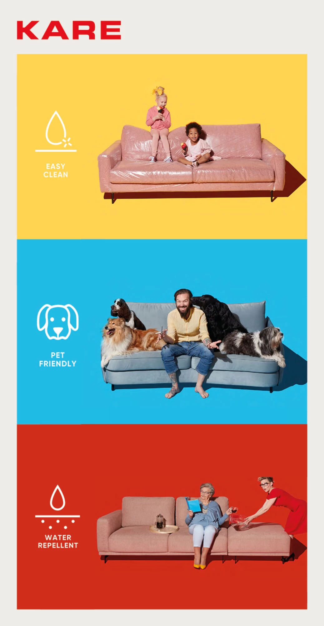 Ecksofa Gianni Grau Links – Bild 5