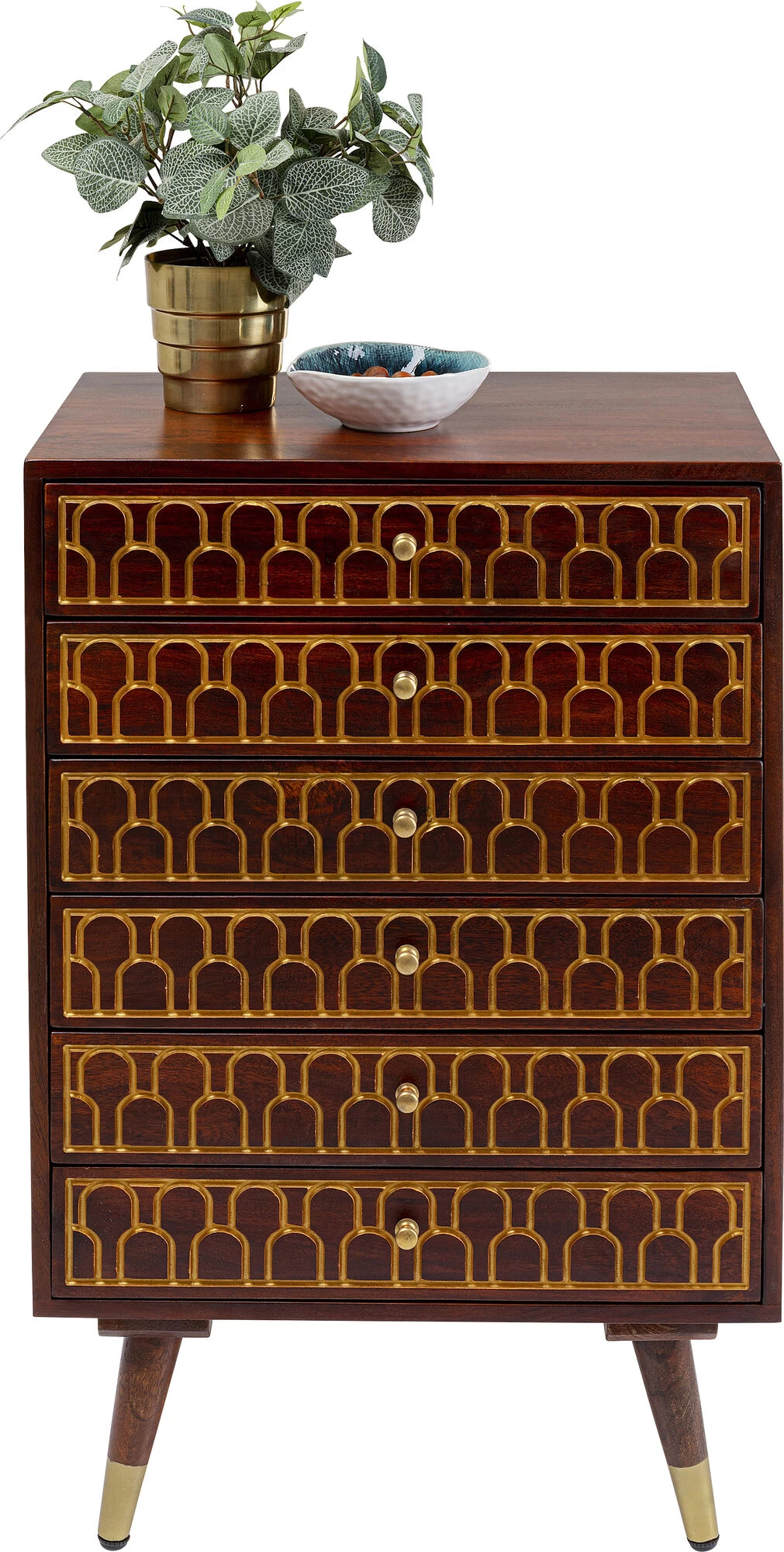 Hochkommode Muskat 6 Schübe – Bild 3