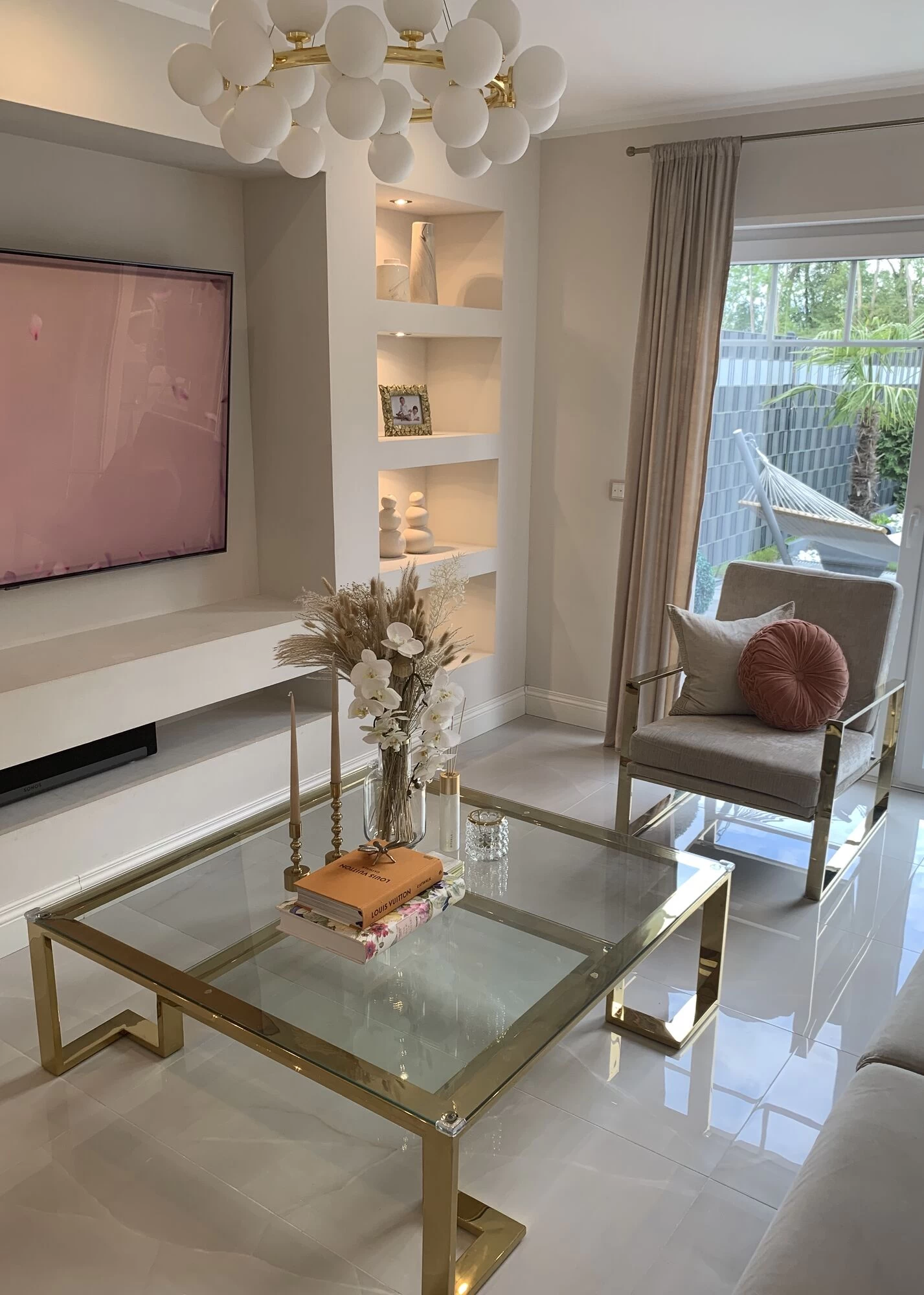 Couchtisch Gold Rush 120x120cm – Bild 11