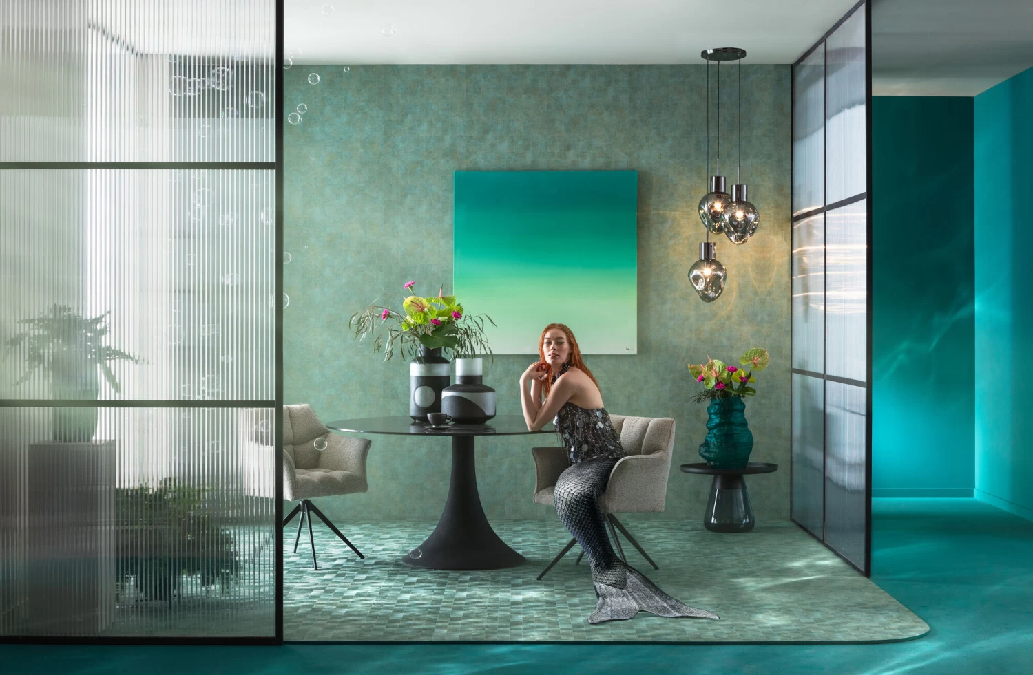 Hängeleuchte Supernova Smoky Tre Ø45cm