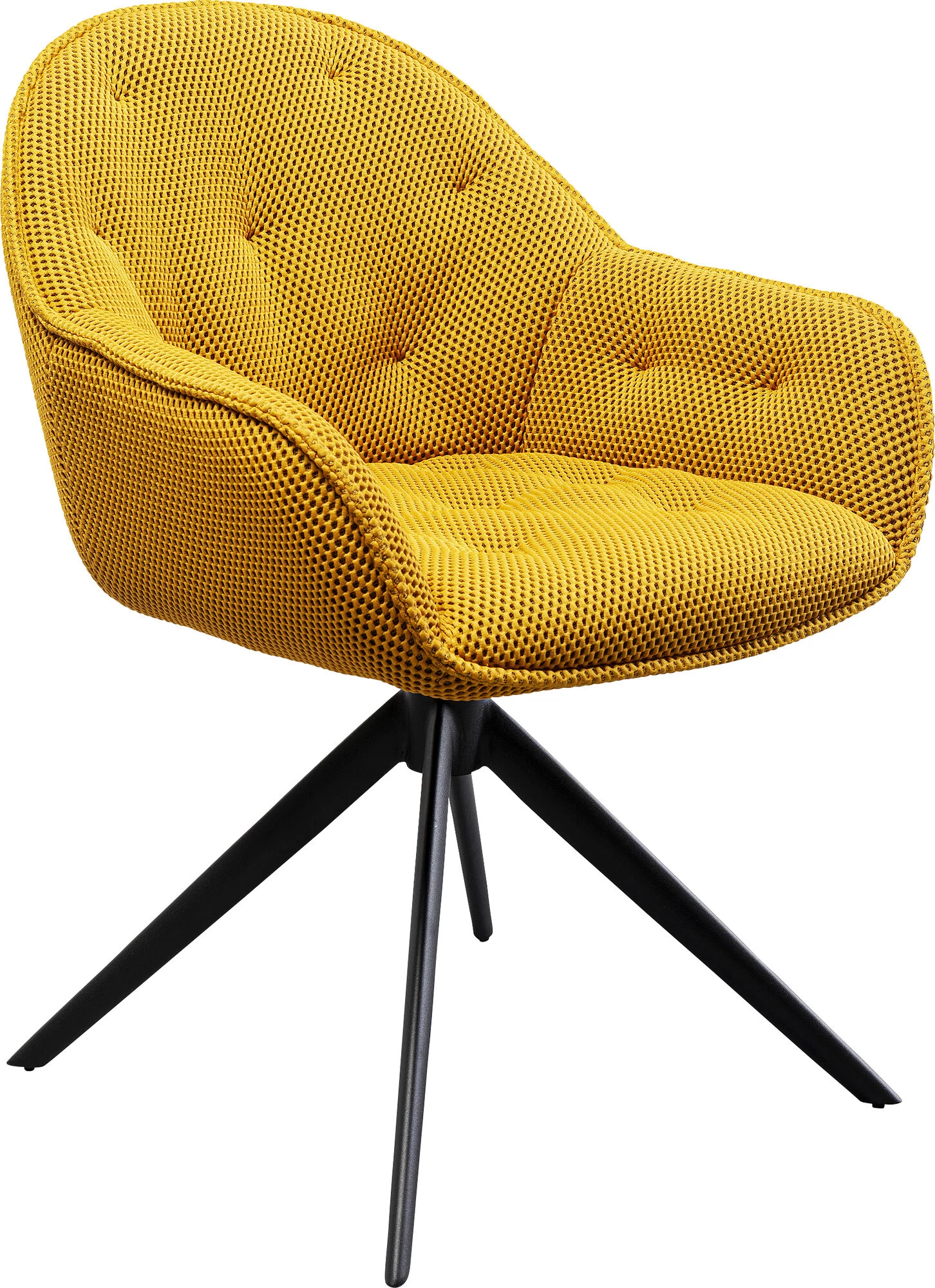 Drehstuhl Carlito Mesh Gelb