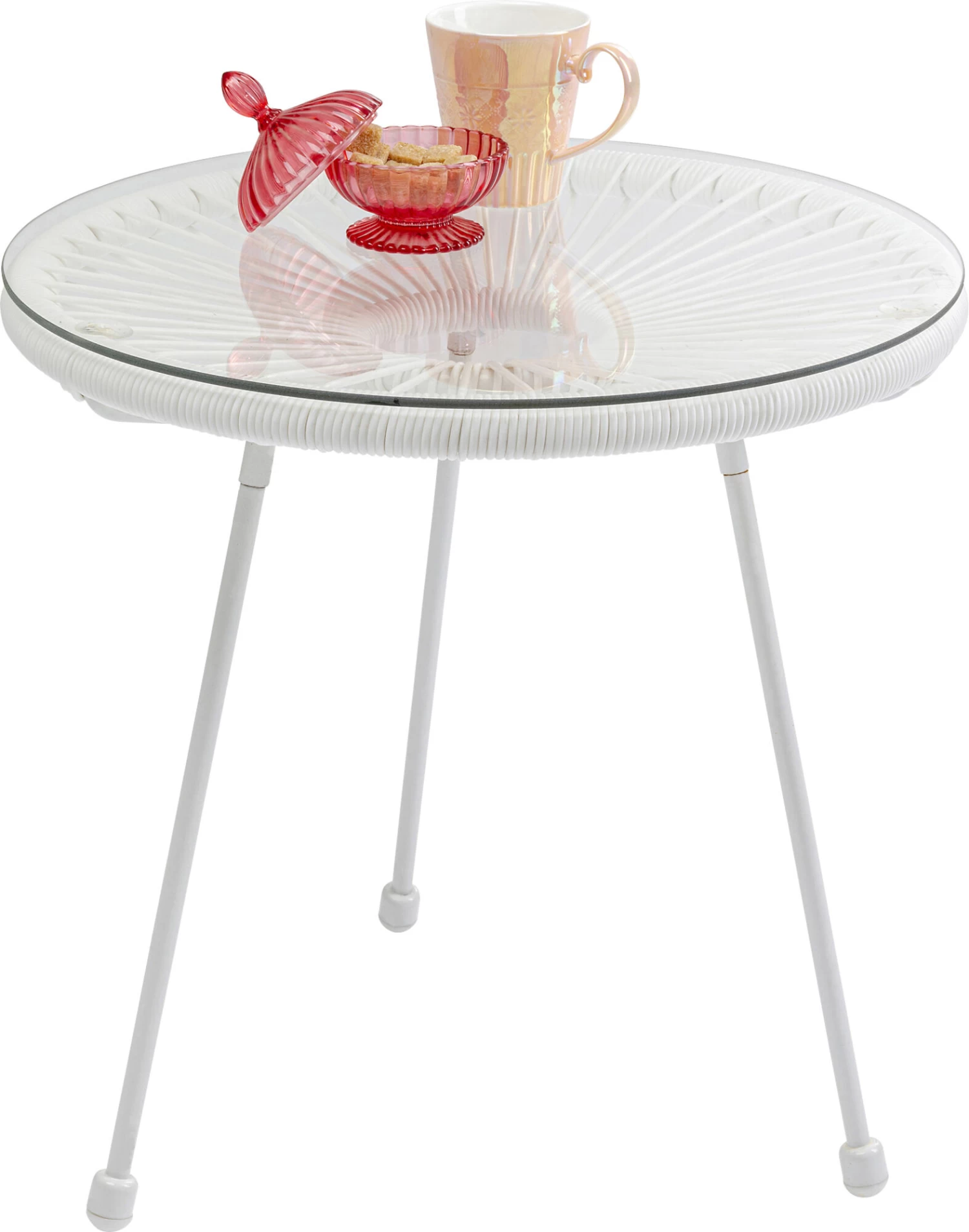 Beistelltisch Acapulco Mono Weiß – Bild 8