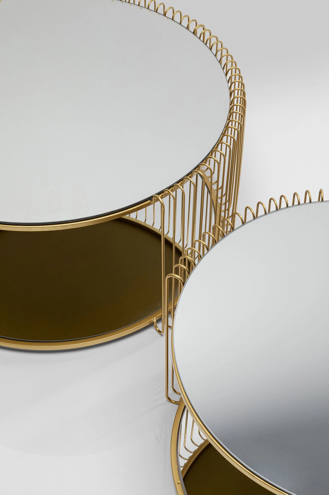 Couchtisch Wire Double Brass (2/Set) – Bild 7