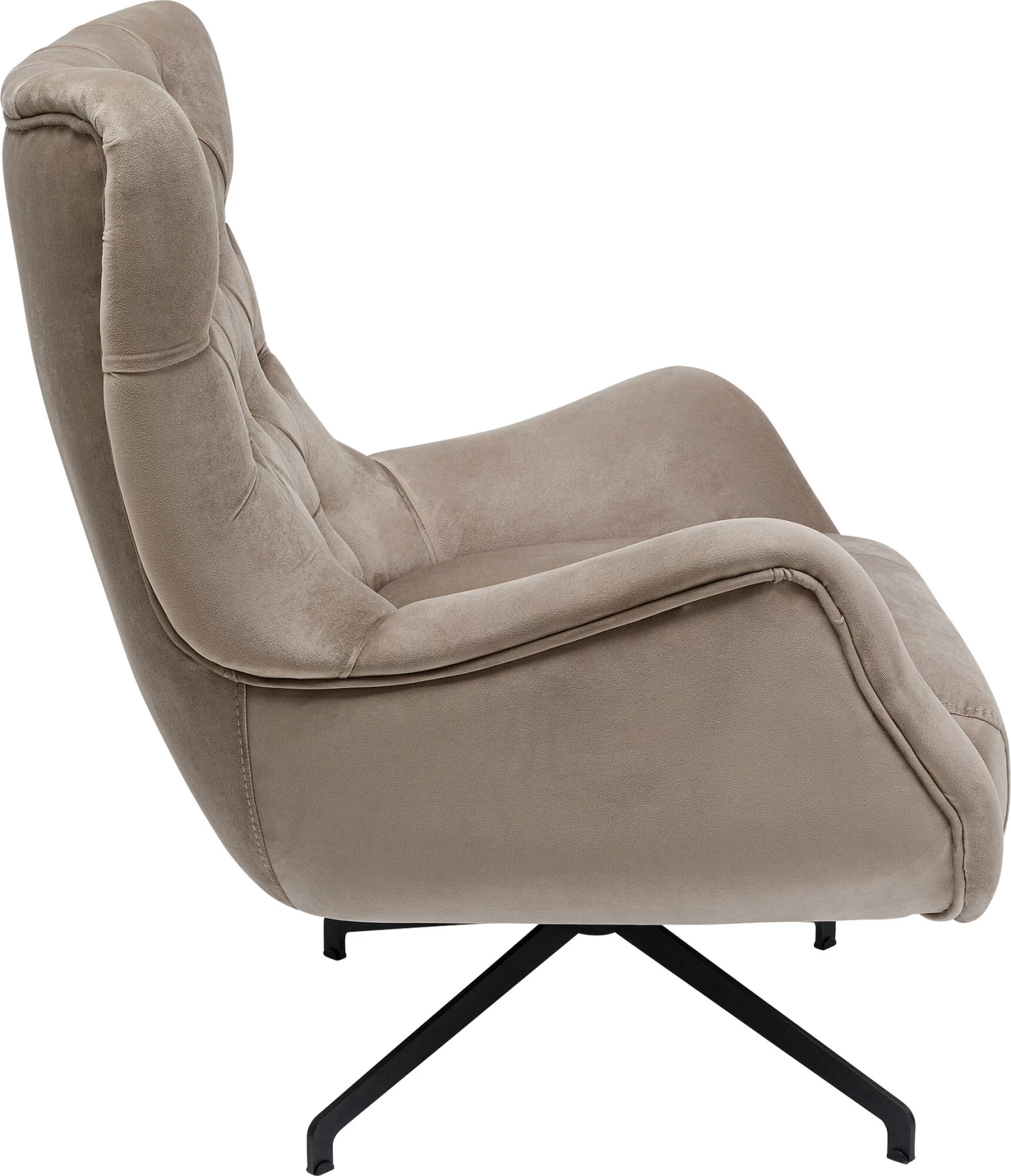 Drehsessel Bellissima Velvet Beige – Bild 2