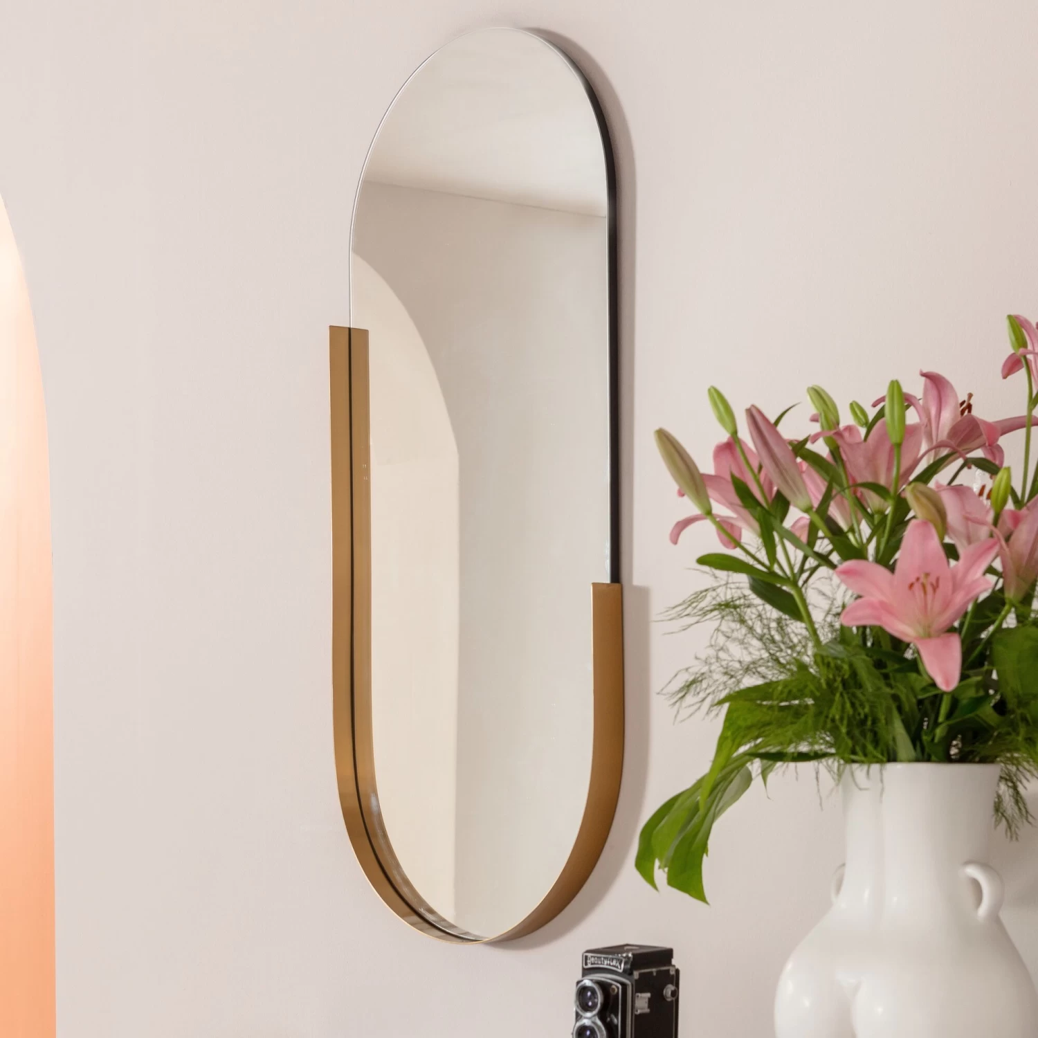 Spiegel Hipster Oval 50x114cm