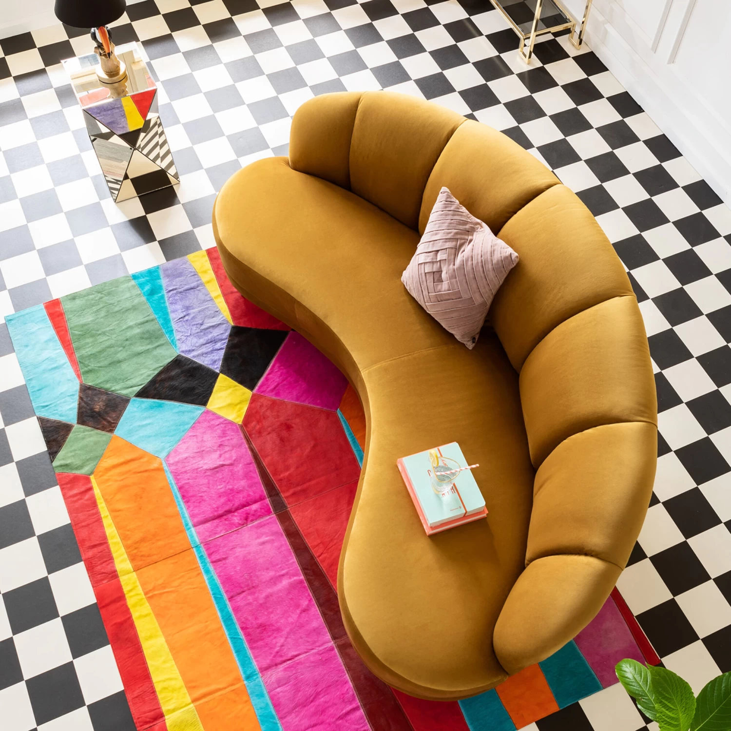 Sofa Dschinn 3-Sitzer Amber 233cm