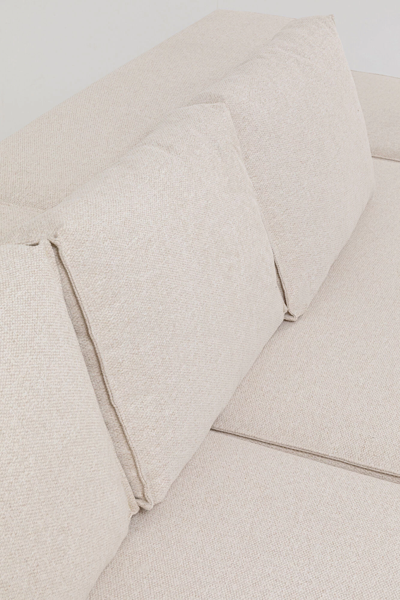 Ecksofa Infinity Ottomane Creme Links – Bild 16