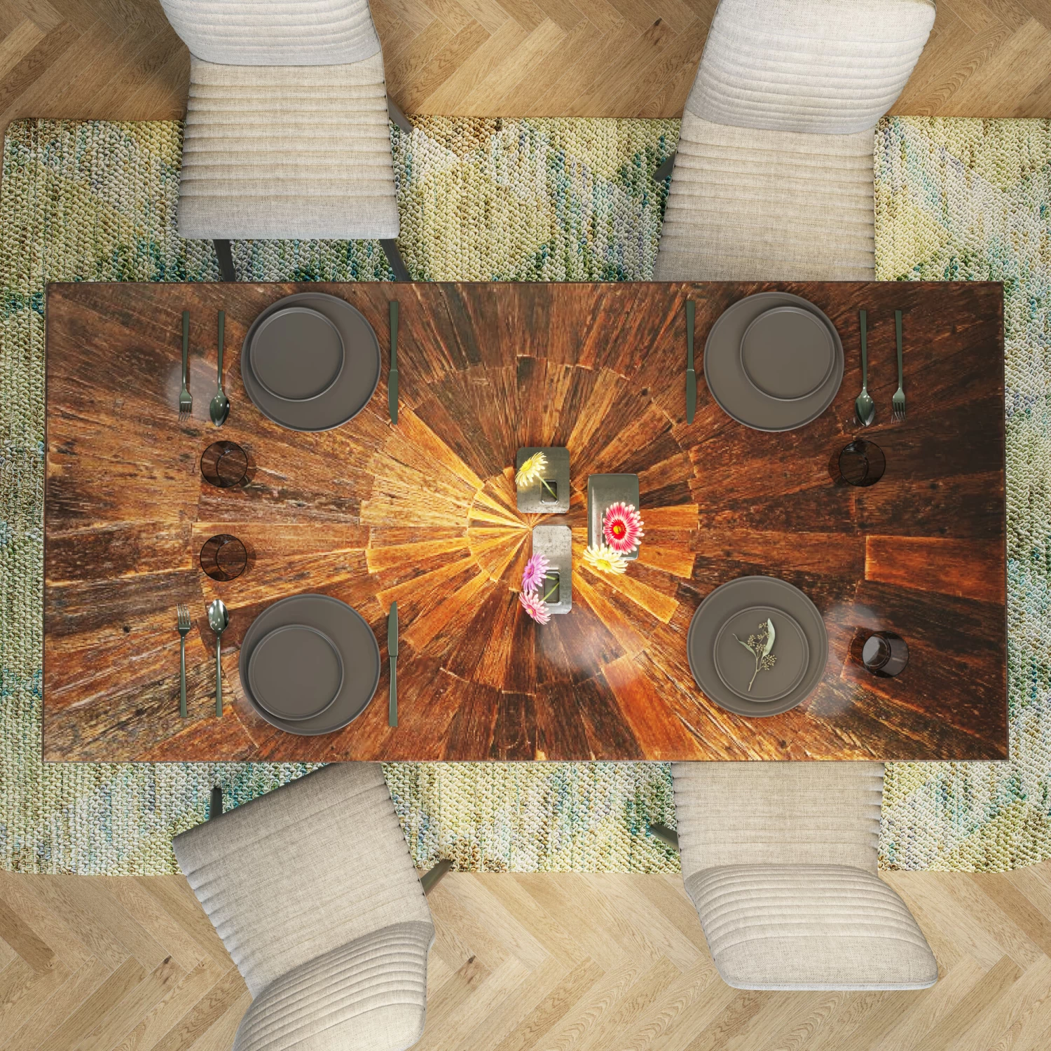 Tisch Conley Schwarz 180x90 – Bild 2