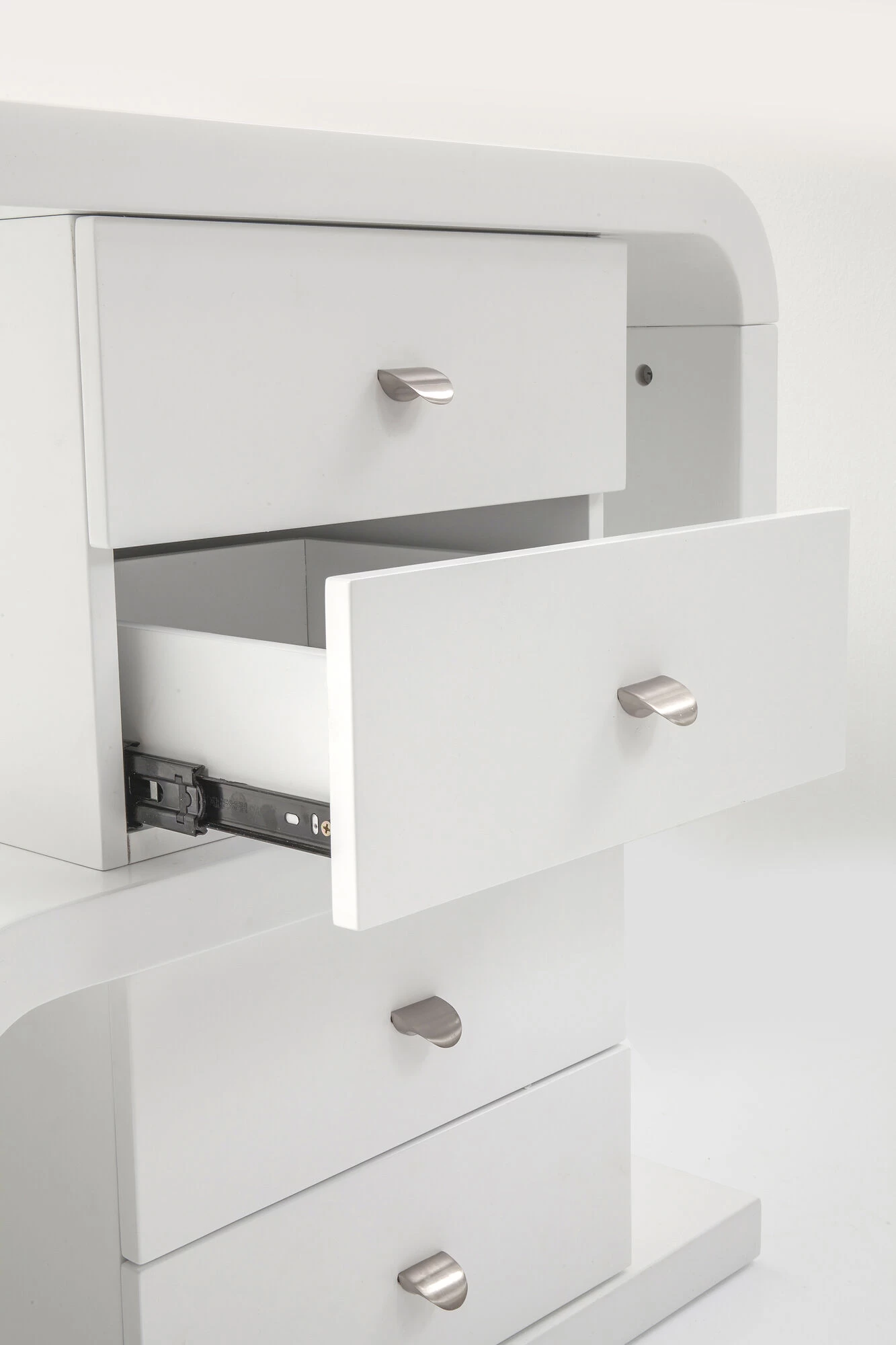 White Club Schreibtisch Snake 150x70cm – Bild 11