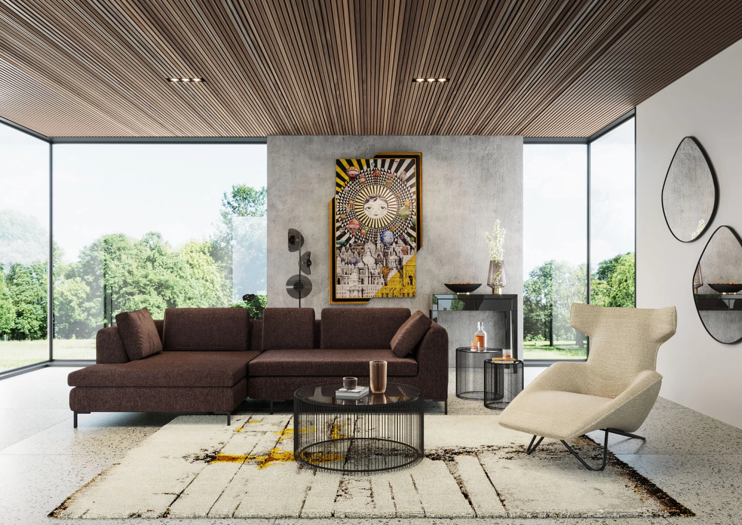 Spiegel Göteborg 90x93cm – Bild 4