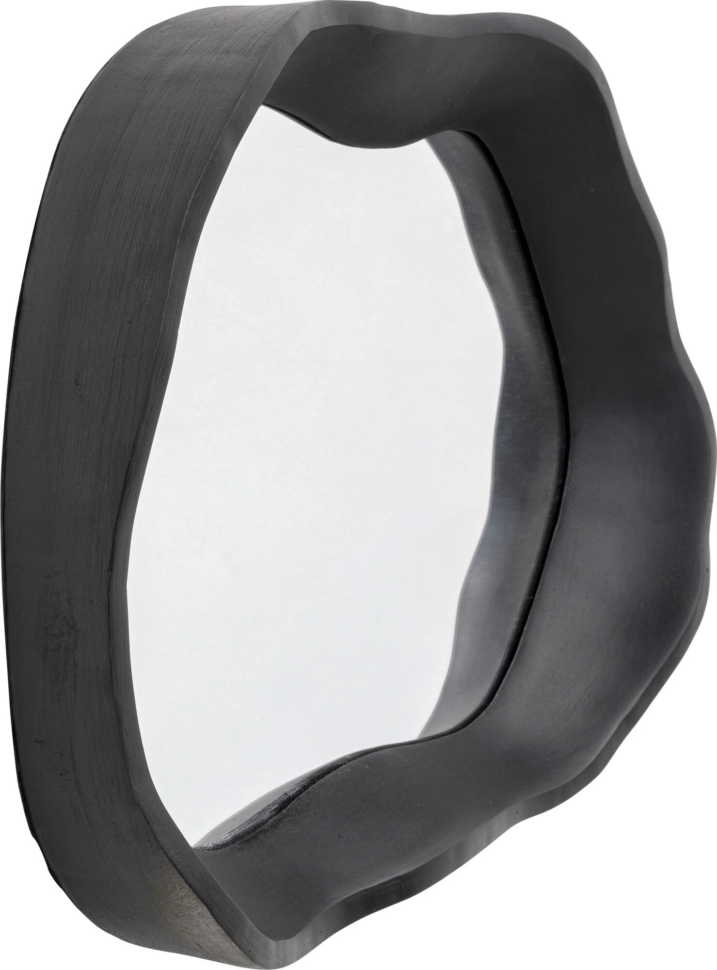 Wandspiegel Dynamic Schwarz 40x34cm