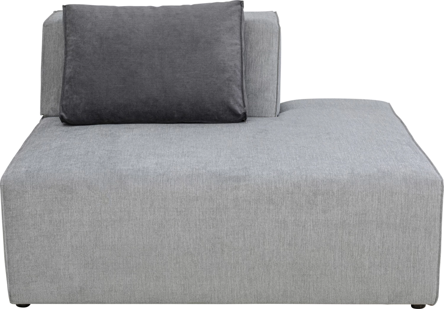 Infinity Ottomane Semi Elements Grau Rechts – Bild 11