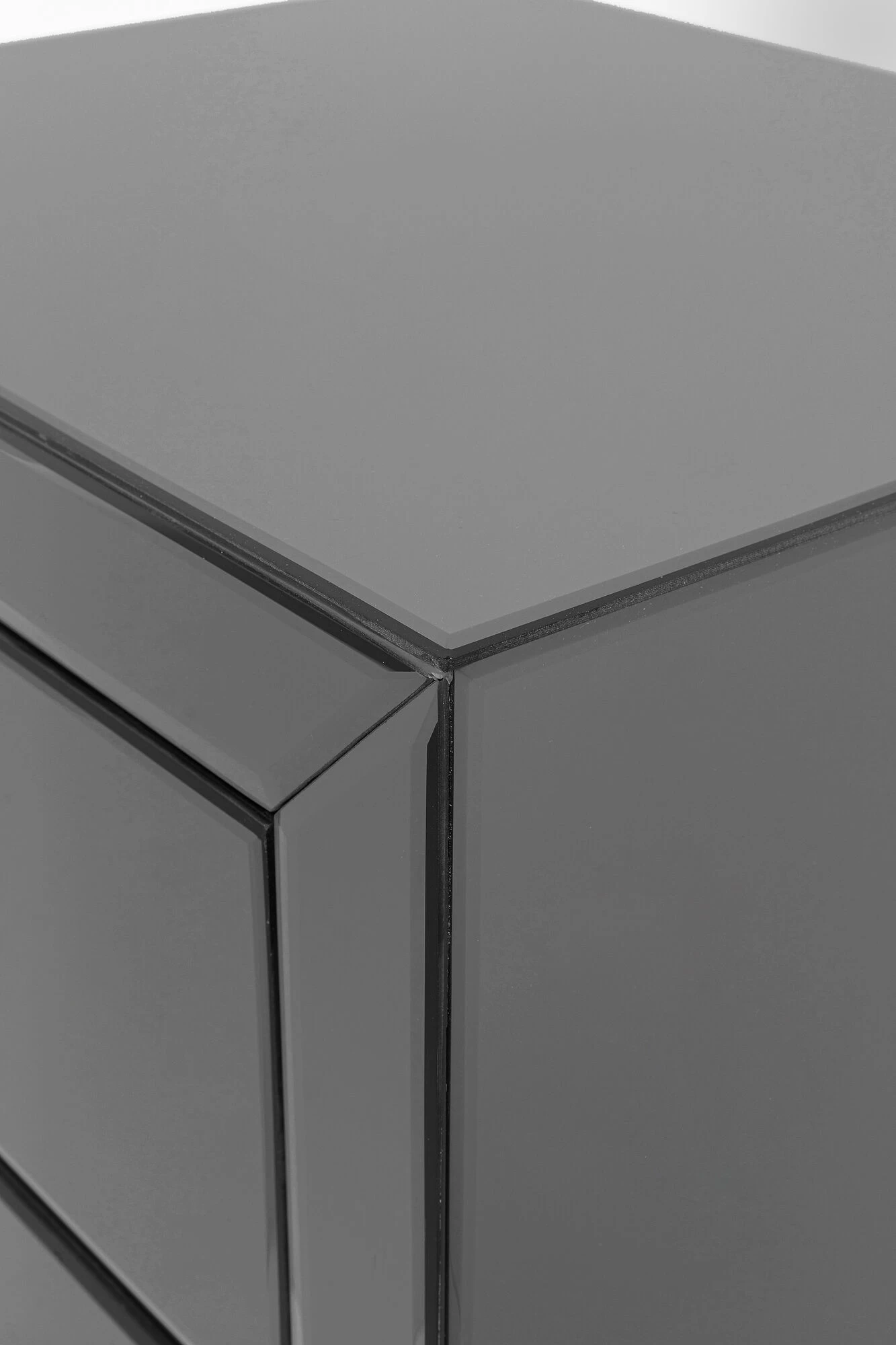 Hochkommode Luxury Push 5 Schübe Grau – Bild 10