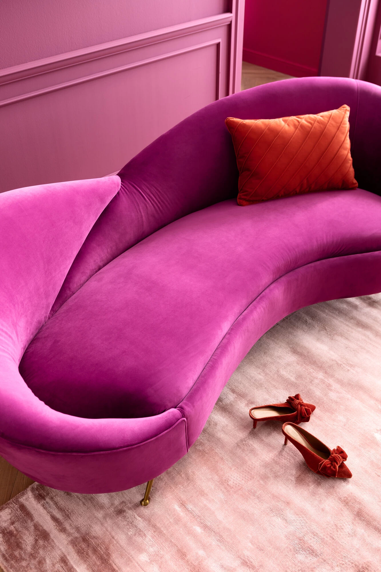 Sofa Night Fever 3-Sitzer Lila – Bild 4