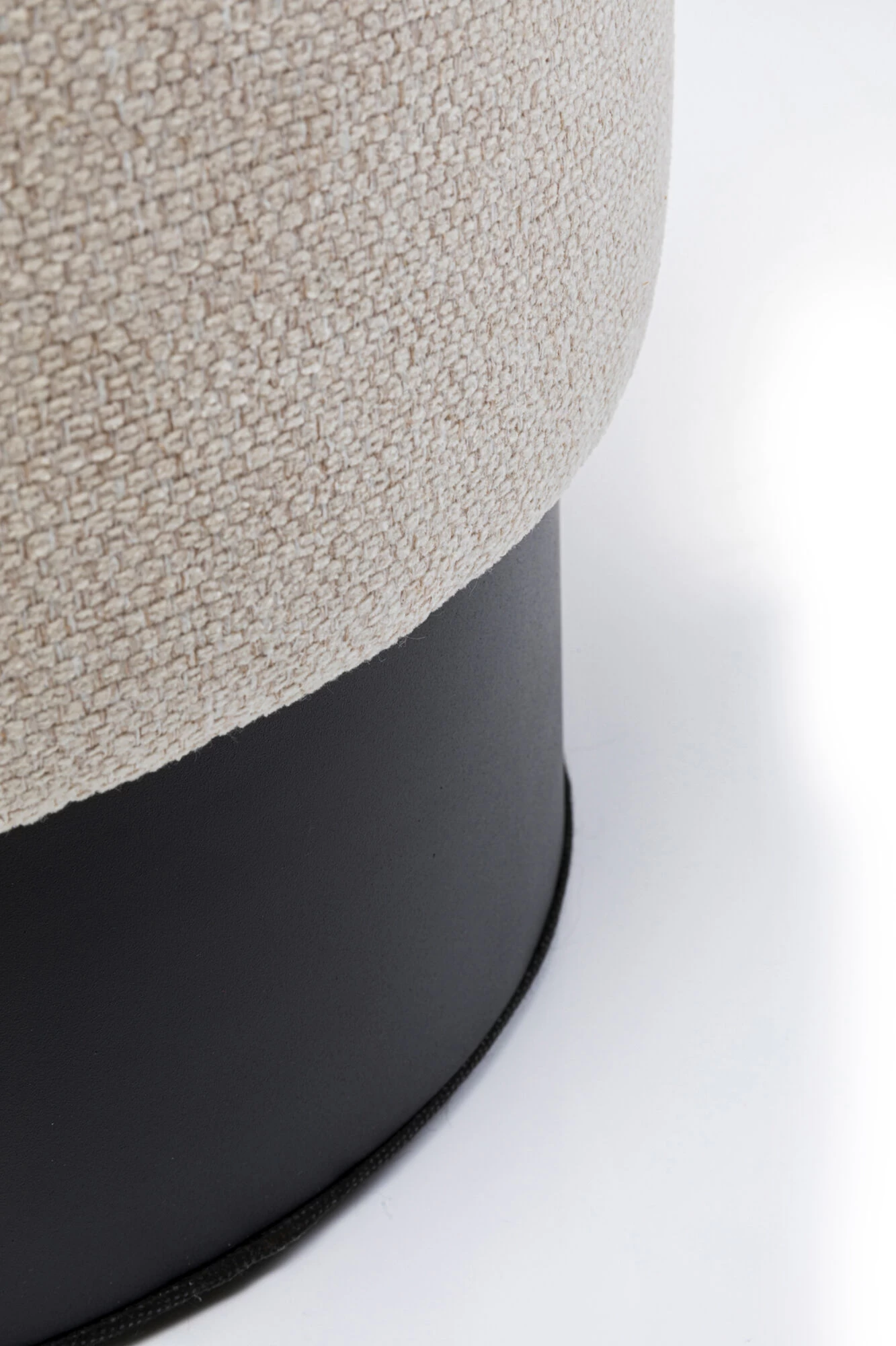 Hocker Cherry Creme Black Ø36cm – Bild 6