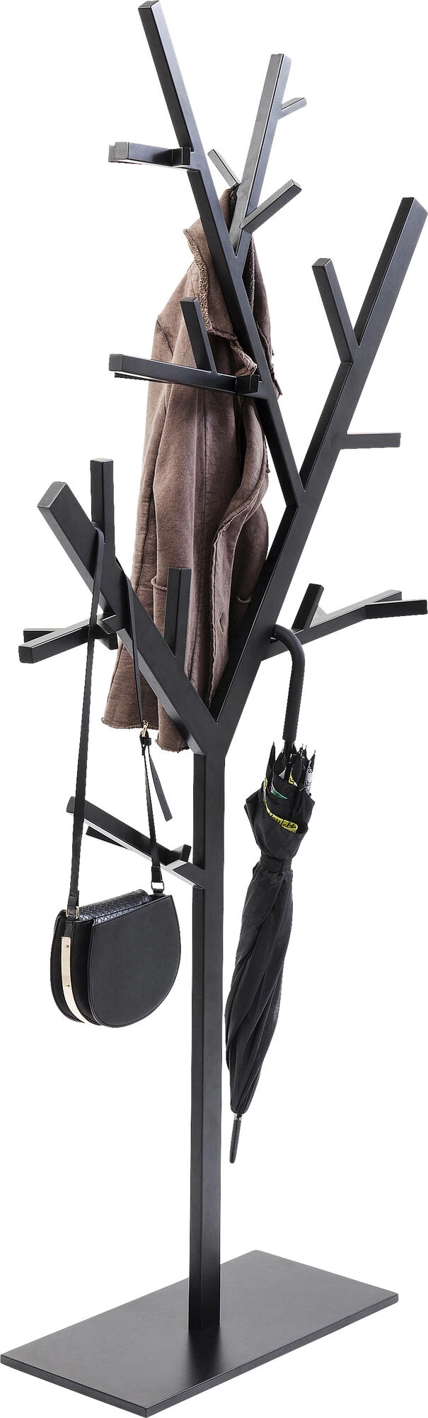 Garderobenständer Technical Tree Schwarz