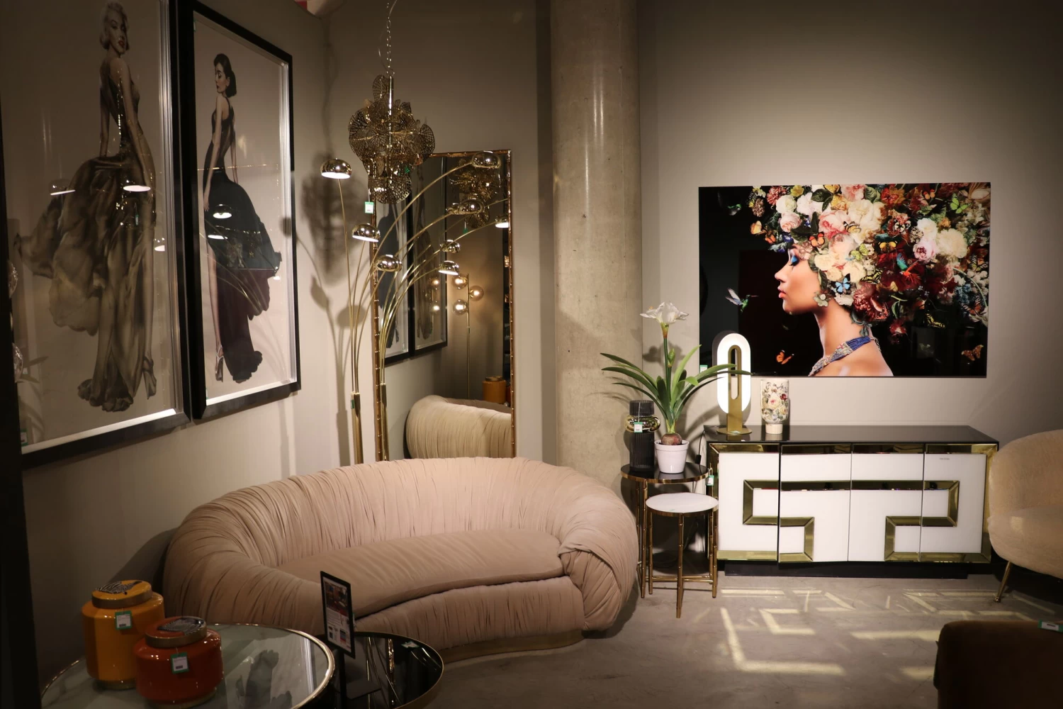 Stehleuchte Five Fingers Brass – Bild 4