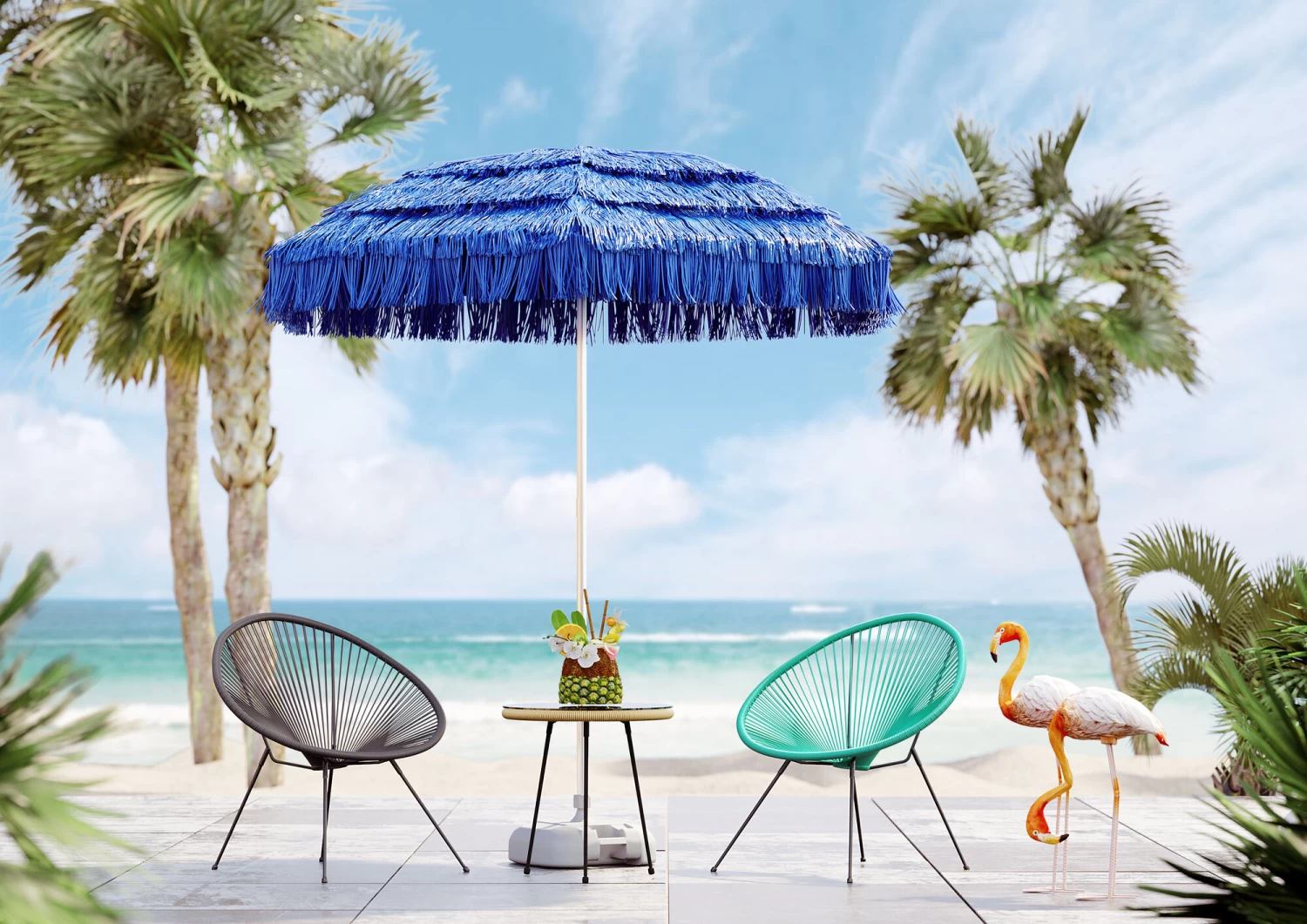 Sessel Acapulco Grau – Bild 3