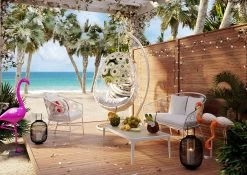 Hängesessel Ibiza Weiß