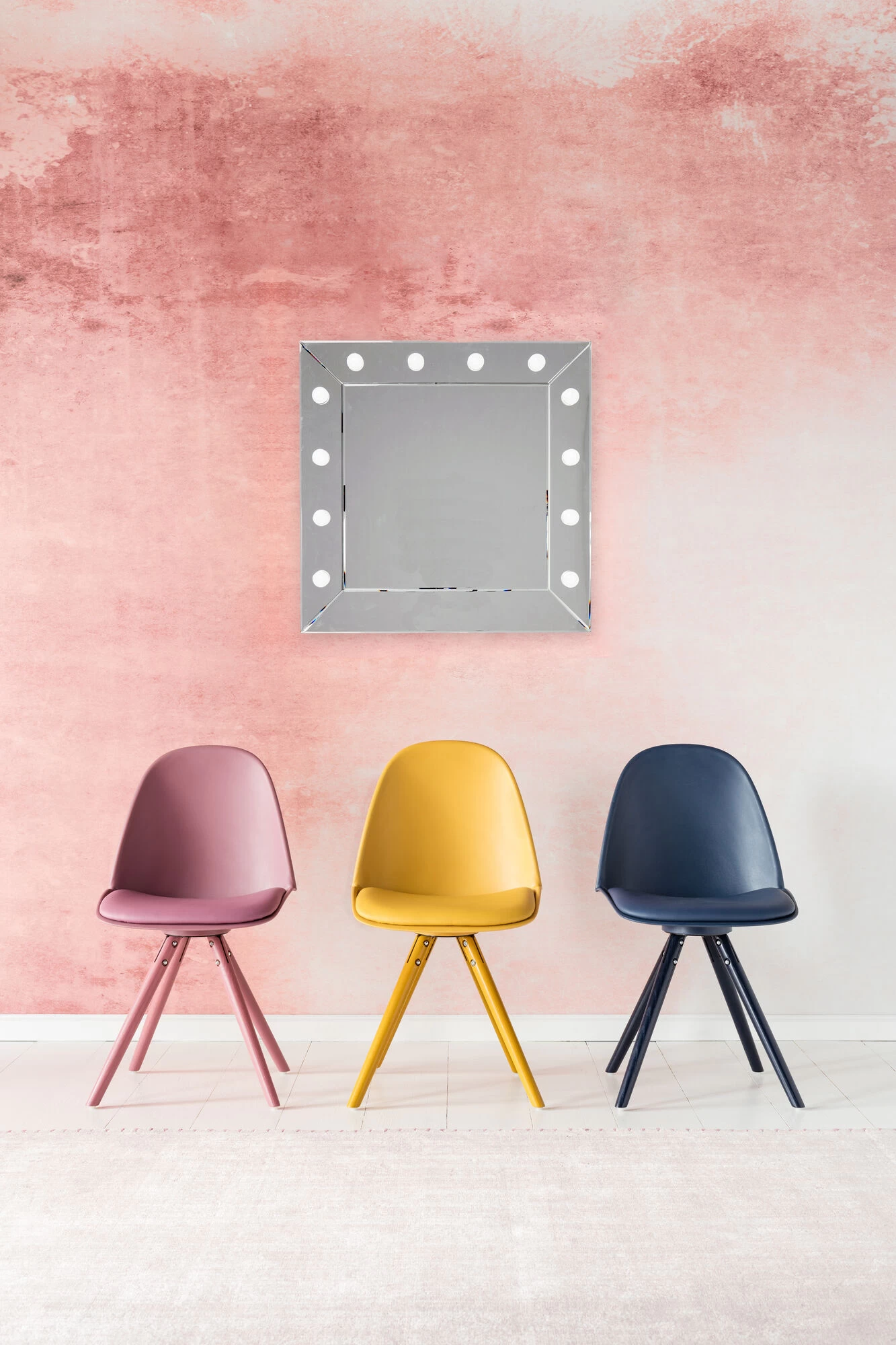 Spiegel Make Up Square 81x81cm – Bild 2