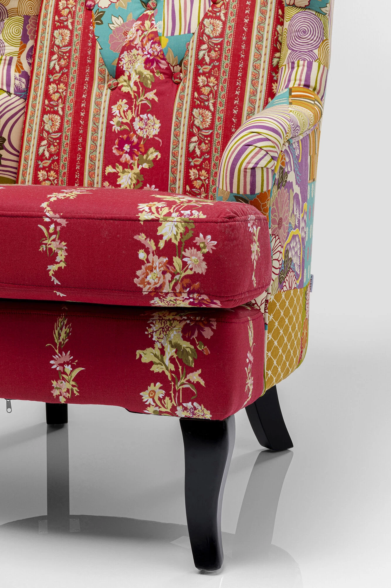 Sessel Patchwork Red – Bild 7