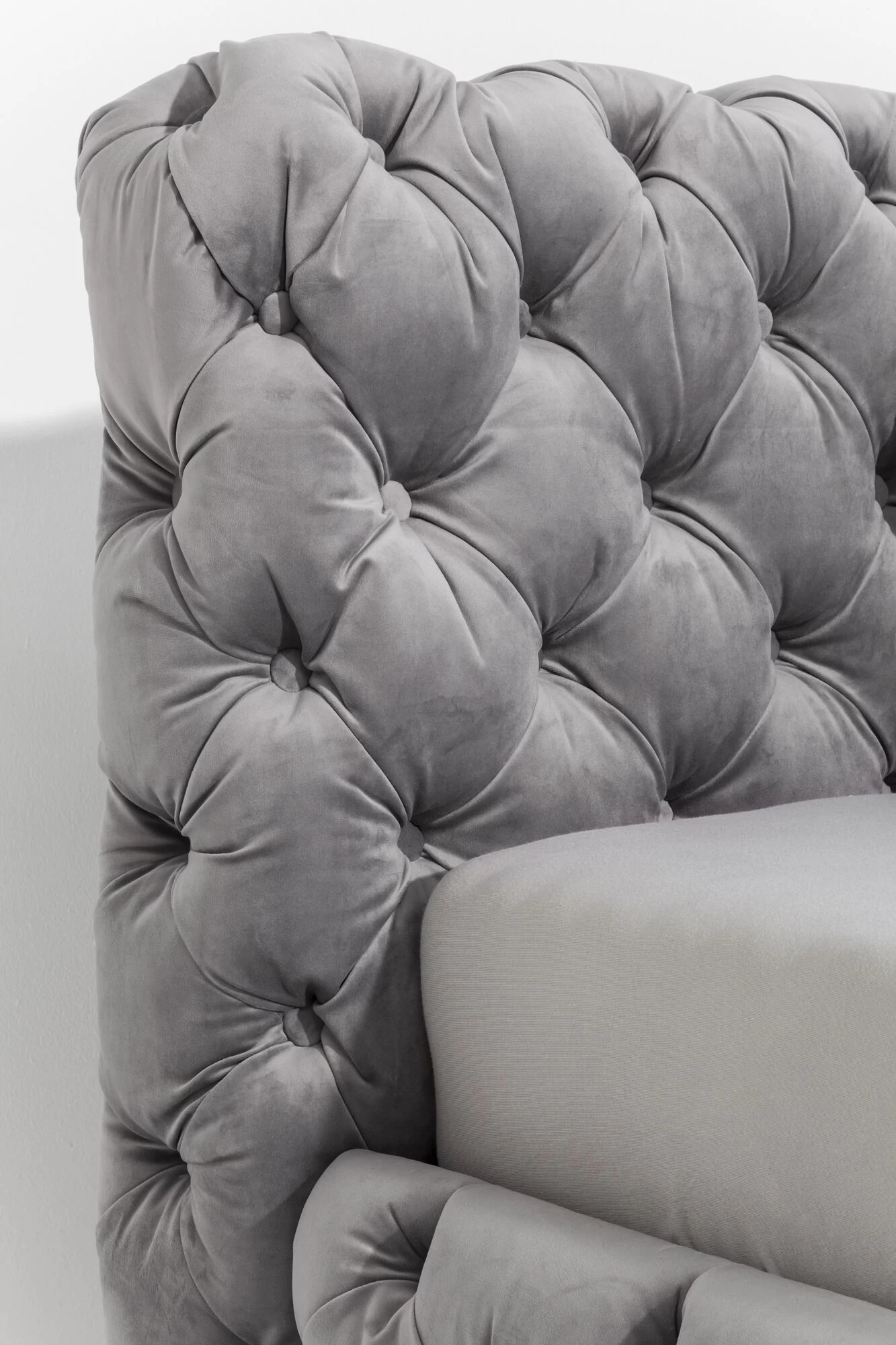 Bett Desire Velvet Silbergrau 200x200cm – Bild 15