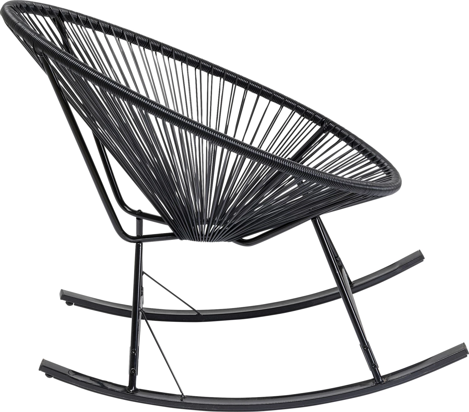 Schaukelstuhl Acapulco Mono Schwarz – Bild 3
