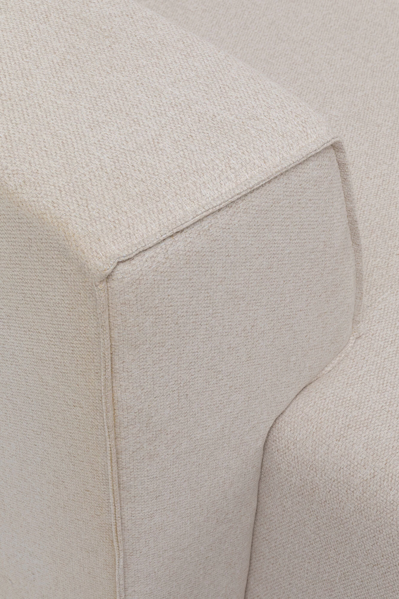 Ecksofa Infinity Ottomane Creme Links – Bild 17