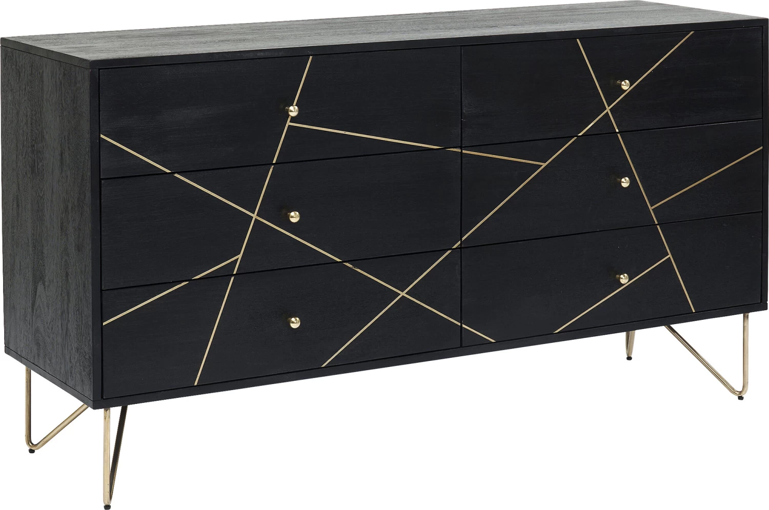 Sideboard Gold Vein 6 Schübe 145x82cm – Bild 9