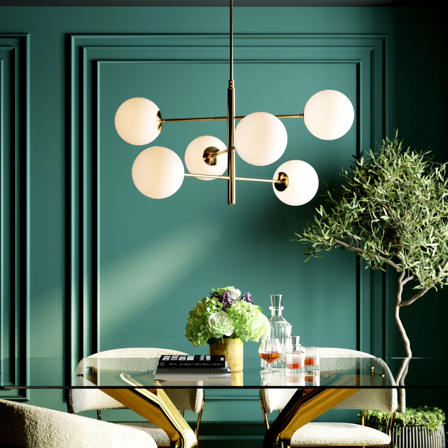 Tisch Gloria Gold 100x200cm – Bild 6