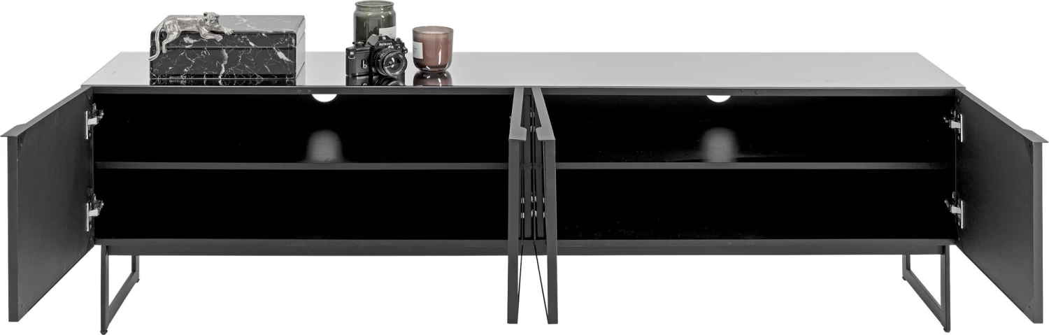 Lowboard Soran Schwarz 180x40cm – Bild 4