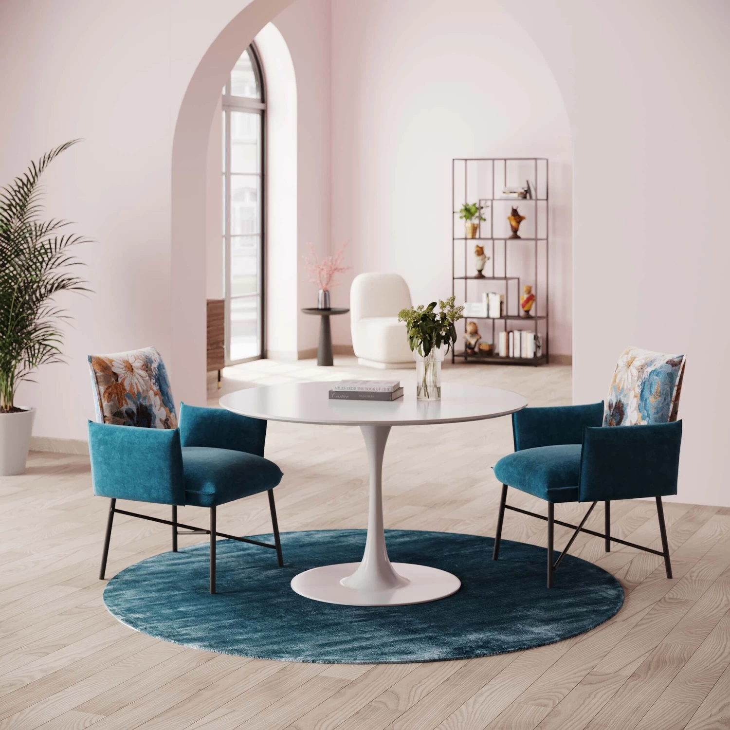 Tischplatte Invitation Round White Ă120cm