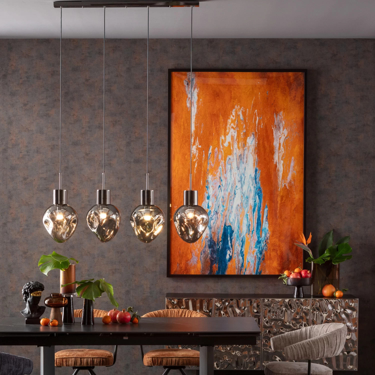 HĂ€ngeleuchte Supernova Smoky 110cm â Bild 2