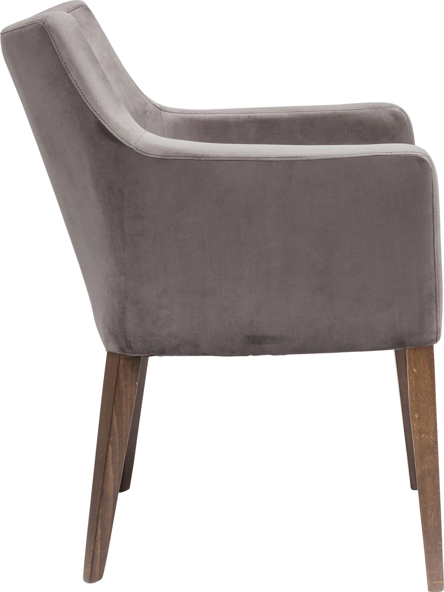 Armlehnstuhl Mode Velvet Grau – Bild 7