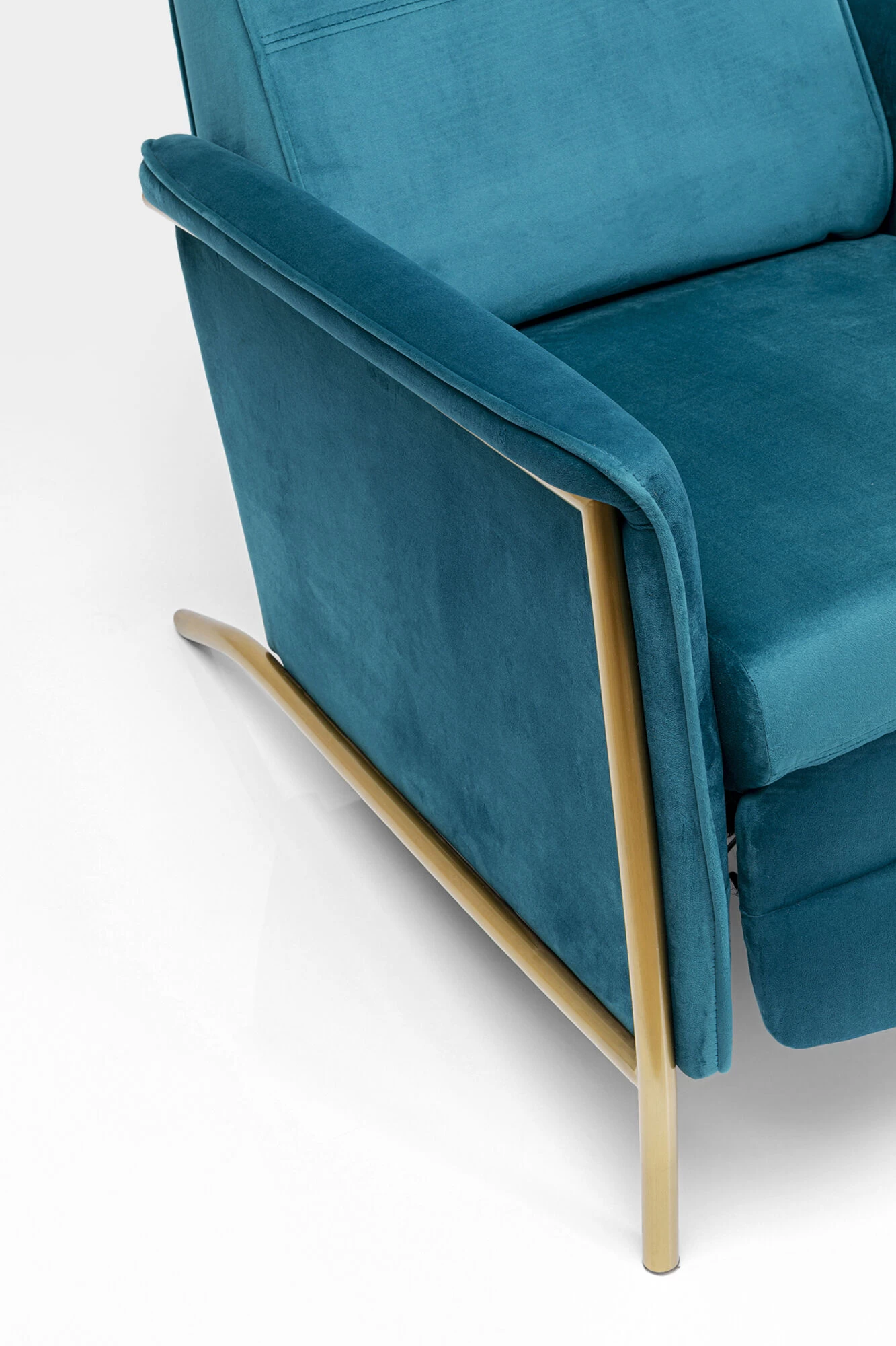 Relaxsessel Lazy Velvet Blau – Bild 9
