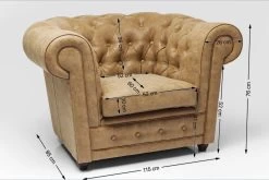 Sessel Cambridge Vintage Econo