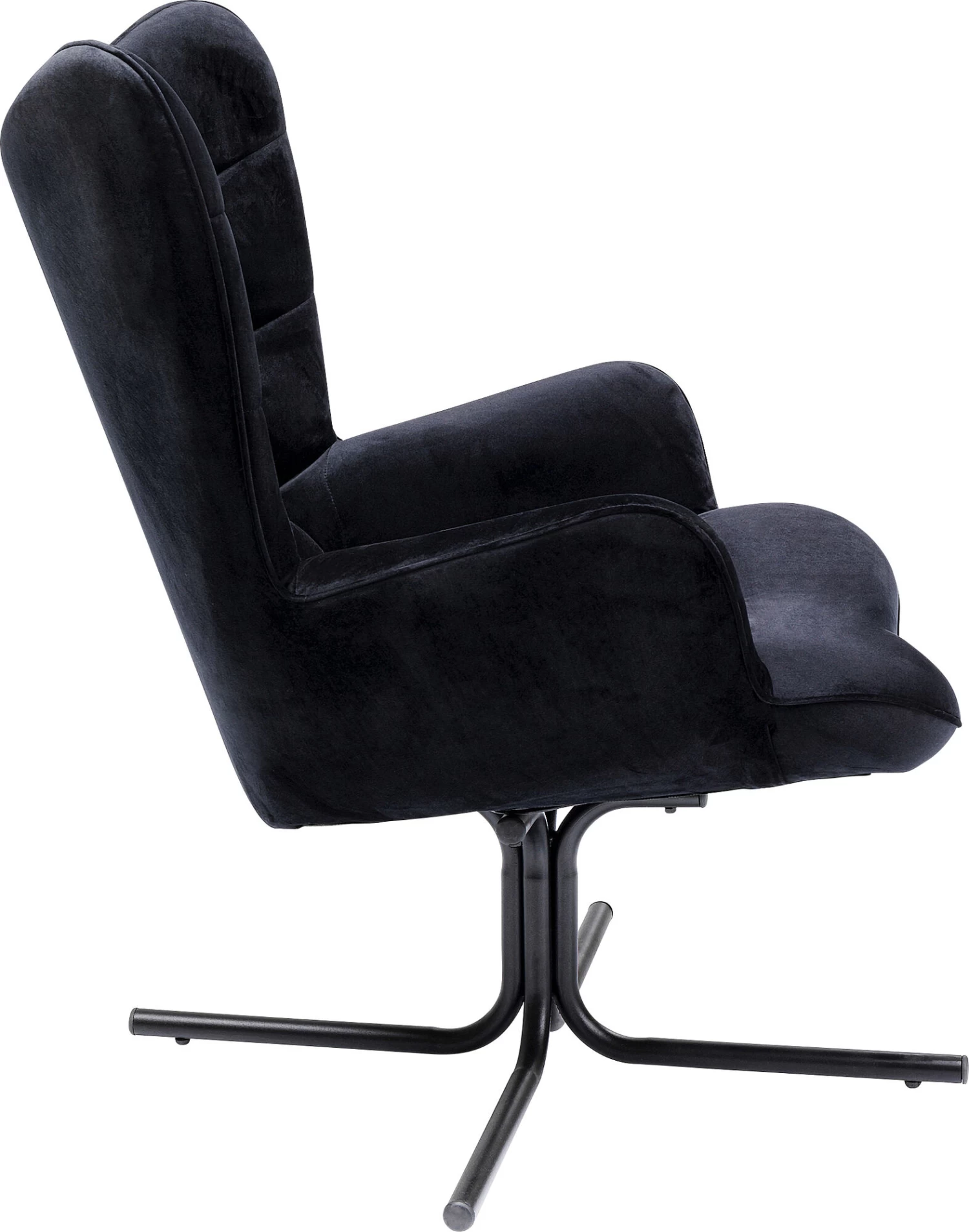 Drehsessel Oscar Velvet Schwarz – Bild 6