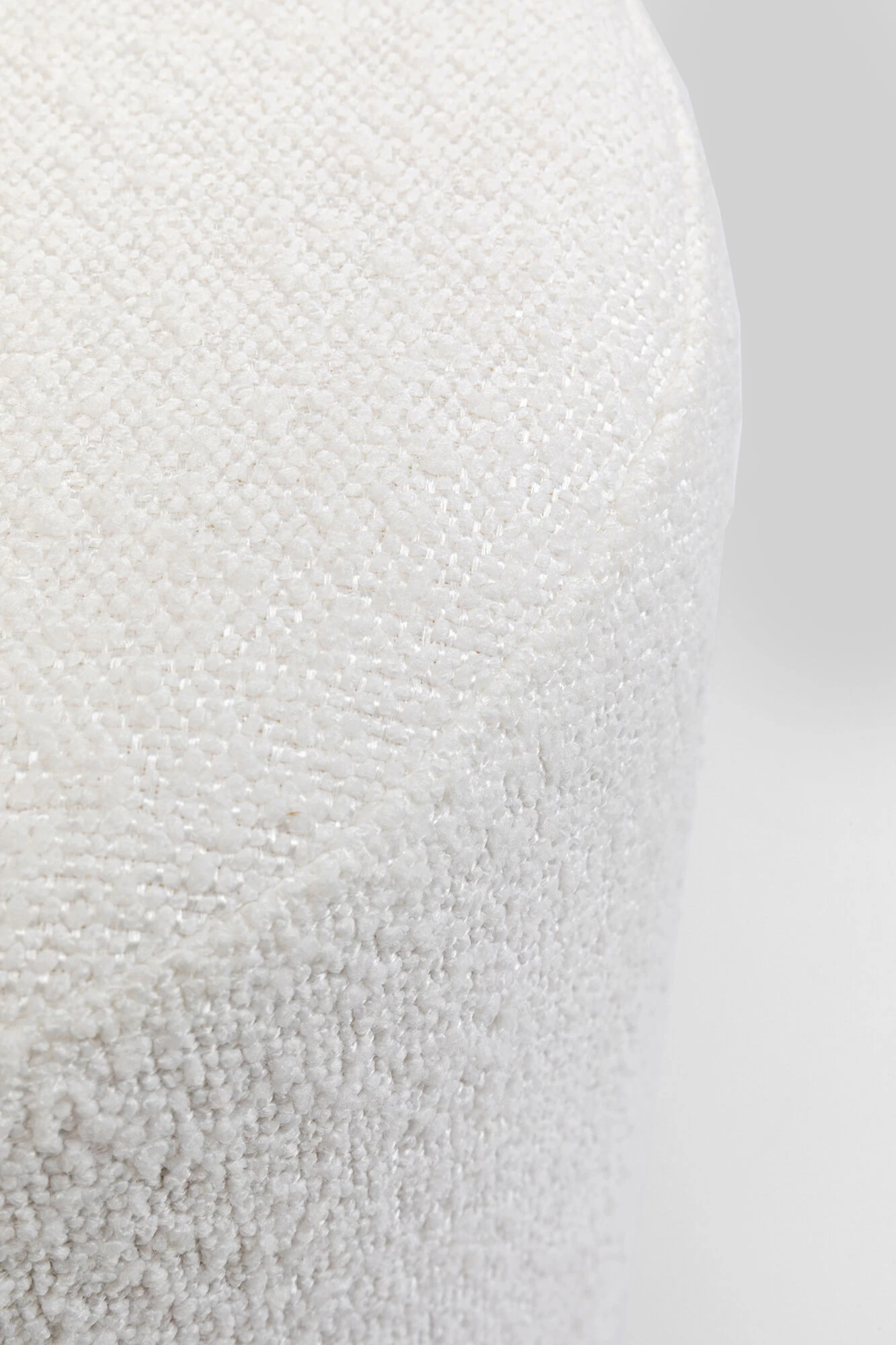 Hocker Cherry Boucle Creme Smoke Ø35cm – Bild 2