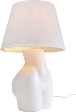 Tischleuchte Donna Weiß 48cm