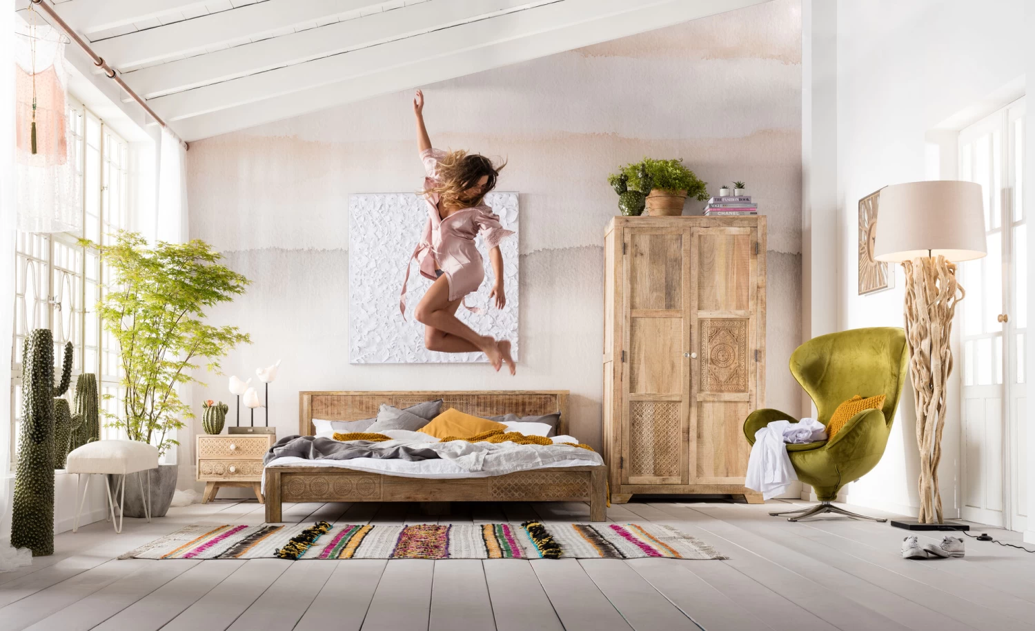 Holzbett Puro 160x200cm – Bild 2