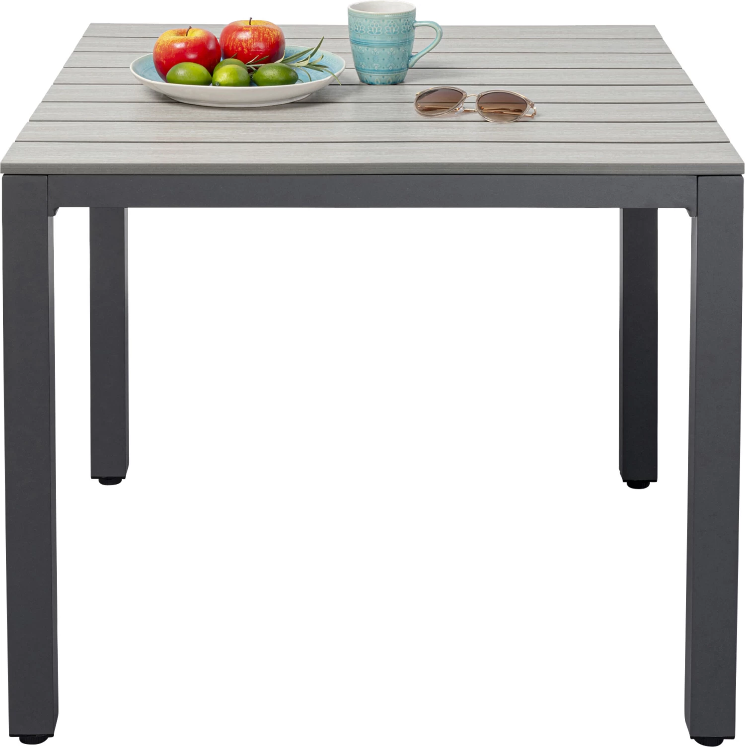 Tisch Sorrento Grau80x80cm – Bild 3