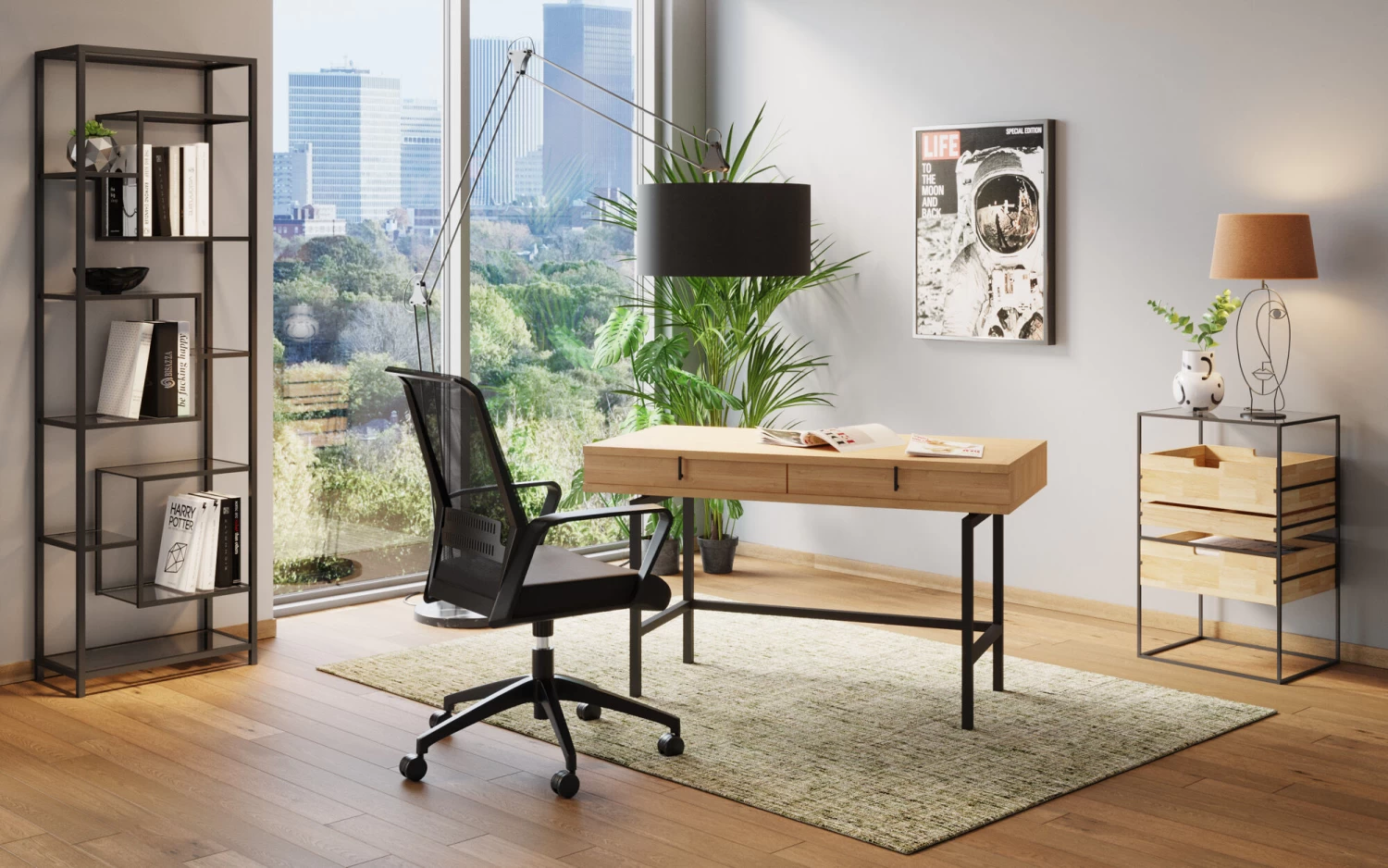 Bürostuhl Max Schwarz – Bild 3