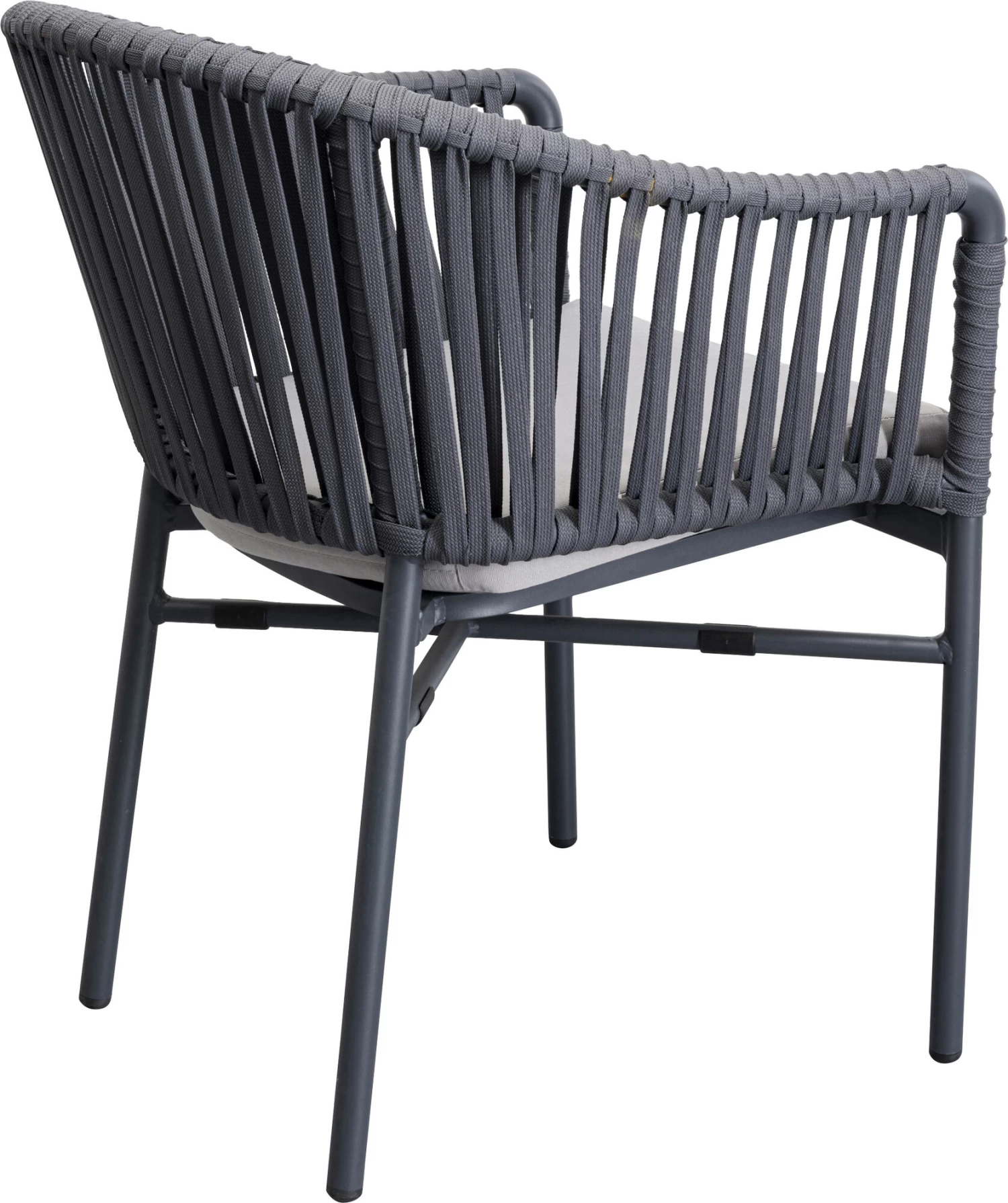 Armlehnstuhl Santanyi Dunkelgrau – Bild 5