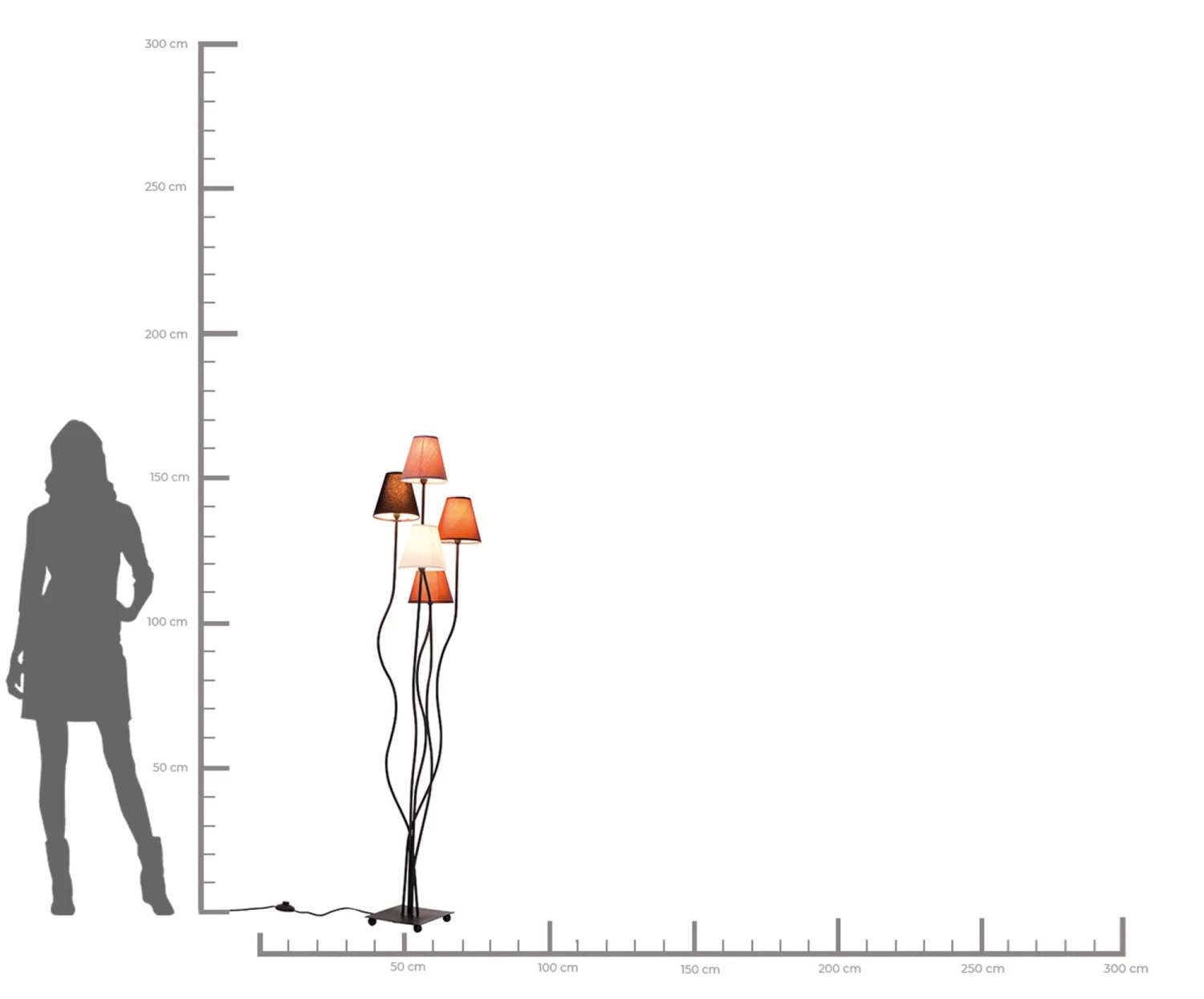 Stehleuchte Flexible Mocca Cinque – Bild 6