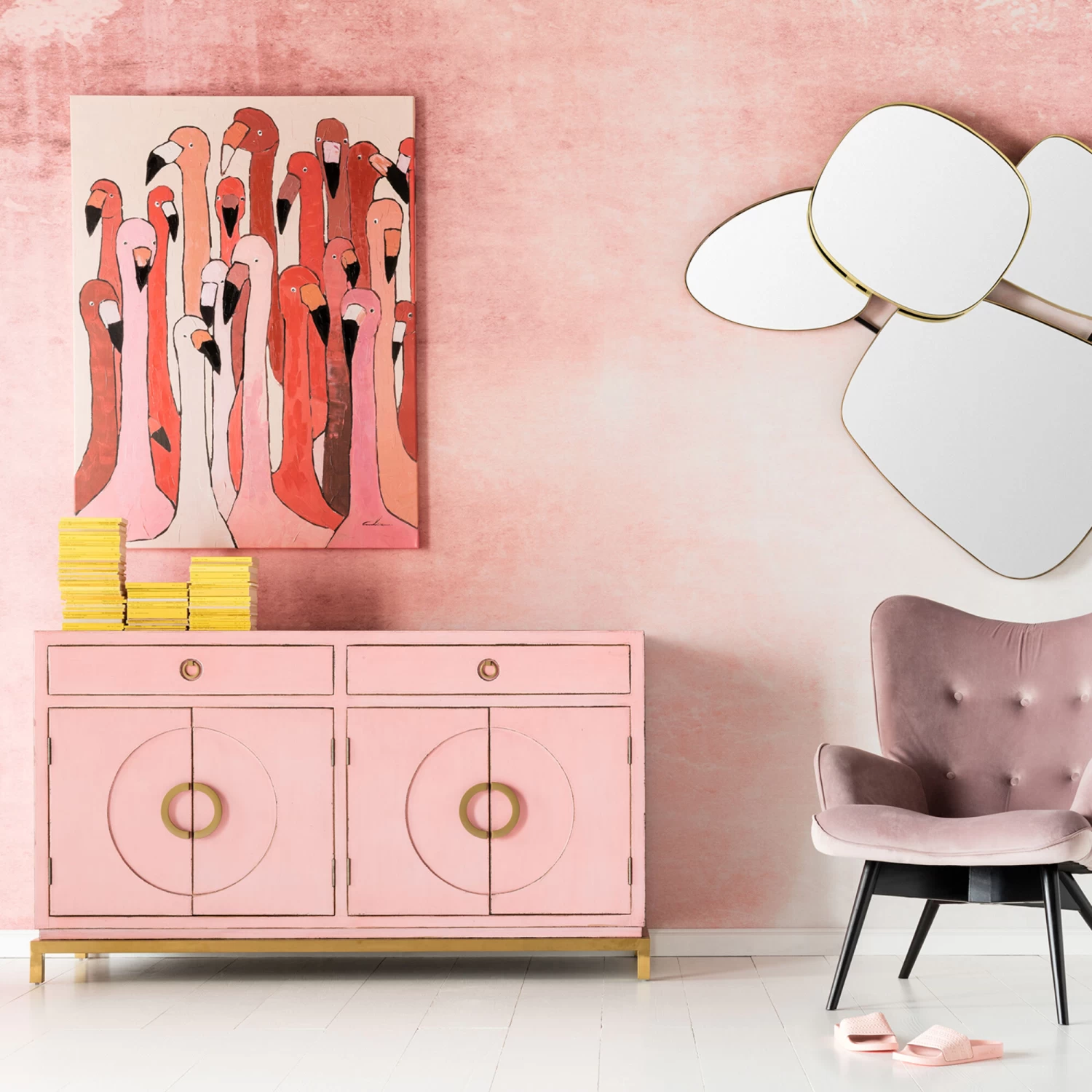 Sideboard Disk Pink – Bild 2