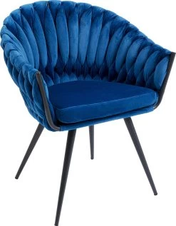 Armlehnstuhl Knot Blau