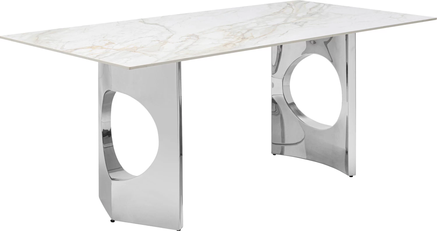 Tisch Eternity Oho Chrom Keramik 180x90cm