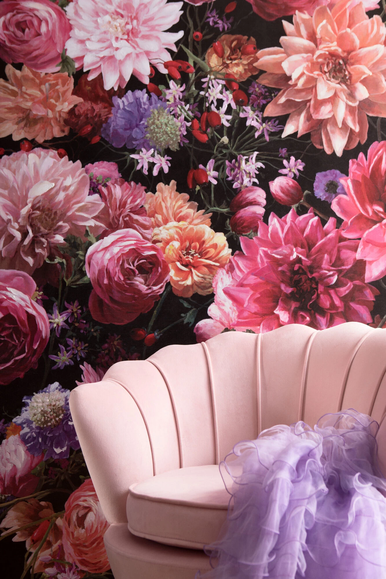 Sessel Water Lily Gold Rosa – Bild 8