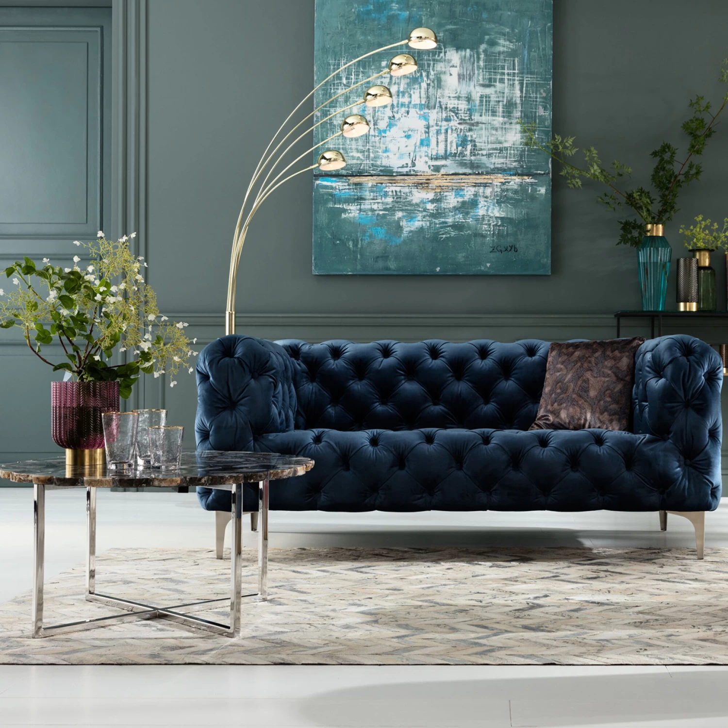 Stehleuchte Five Fingers Brass – Bild 6