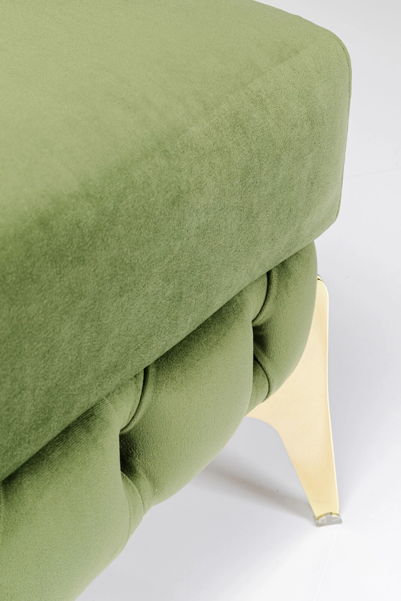 Hocker Bellissima Velvet Grün 80 – Bild 6